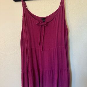 Torrid Fuchsia Tiered Clip Dot Cami